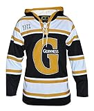 Guinness Black and Gold Hooded Hockey Jersey (2X-Large)
