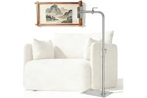 Lonsge Workstand with Side Clamp for Lowery Stands, 360° Adjustable Needlepoint Stand with Dual Anti Slip Pads, Metal Embroid