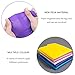 Walsilk 2Pack Emergency Rain Ponchos for Kids,Waterproof Child Raincoats with Hood and Sleeves,Portable & Lightweight (2Purple)