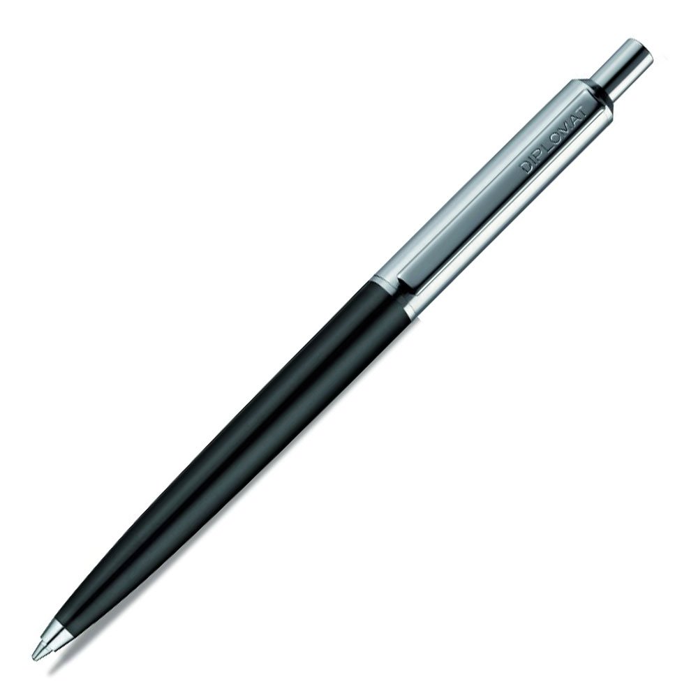 Diplomat Ballpoint Pen Equipment Black/Writing And Correction Products/Type-Push-in Mechanism/Colour-Black