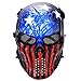 Coxeer Airsoft Mask Full Face Tactical Airsoft Mask Overhead Skull Mask Outdoor Hunting Cs War Game Mask