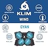 KLIM-Wind-Laptop-Cooling-Pad-The-Most-Powerful-Rapid-Action-Cooling-Fan-Laptop-Stand-with-4-Cooling-Fans-at-1200-RPM-USB-Fan-Compatible-New-2021-Version-Cyan KLIM Wind Laptop Cooling Pad - More than 500 000 units sold - NEW 2023 - The Most Powerful Rapid Action Cooling Fan…