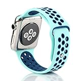 Bemorcabo Replacement Bands for Apple Watch, Smart Watch Accessories, Silicone Bracelet Strap, Sport Style Wristband, for iWatch 38mm / 42mm, Both Series 1 and Series 2