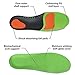 Sports Orthotic Insoles (1 Pair) & Foot Sleeve Socks (1 Pair) - Shoe & Boot Orthotic Inserts - Plantar Fasciitis Arch Support Gel Orthotics Insole (Pack of 4)