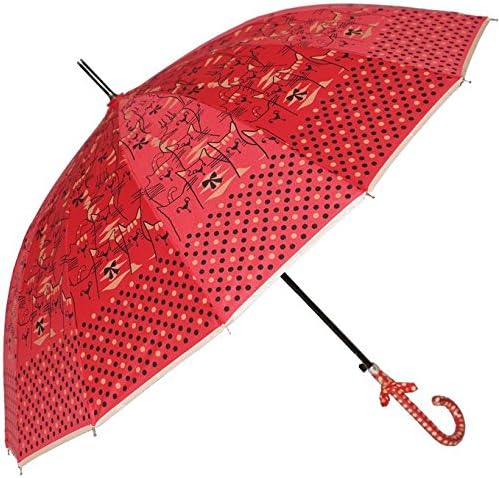 Qunny Sweet Cat Long Umbrella Schoolgirl Sunny Umbrellas Parasol Semiautomatic