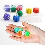OmniHaven Glow-in-The-Dark Dice Game Set – 4-in-1