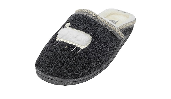Cara Mia - Zapatillas de estar por casa para mujer Gris gris , color Gris,  talla 37 1/3 : Amazon.es: Zapatos y complementos