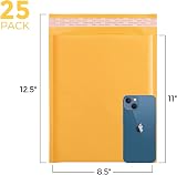 Switory 25pc Kraft Bubble Mailers 21.6x28cm Padded Envelopes view 2
