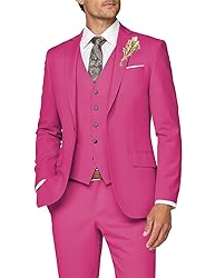 Wangyue Men Suit 3 Piece Suits for Men Wedding
