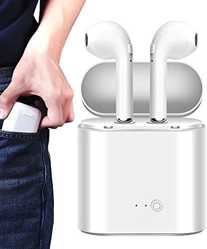 Wireless Earbuds Bluetooth Headphones with Charging Case with Microphone for iPhone iOS System and Samsung and Other Android Smartphone