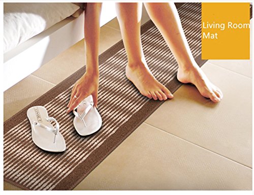 image for Ustide Kitchen Rug Set,kitchen Floor Rug Washable Floor Runner Stripe 