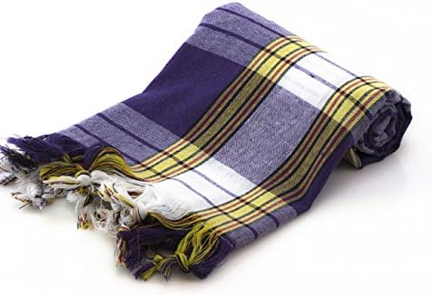 Pestemal Bath Beach Yoga Sarong Gym Spa Sauna Yacht Pool Purple Turkish Peshtemal Towel 31 x 70 " (Purple)