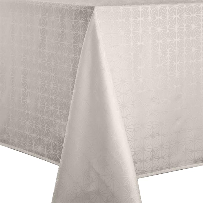 Nydel Venezia Heavy Duty Damask Tablecloth Oval 160 x 240 cm — image 1