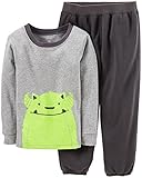 Carter's Little Boys' 2 Piece Pant PJ Set (Toddler/Kid) - Gray
