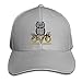 Bro-Custom OVO Owl Sandwich Adjustable Cap UV Protect Hat Ash