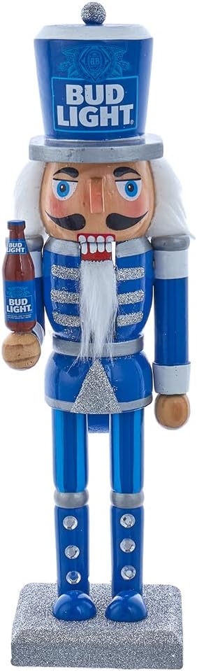 Nutcrackers - Budweiser Kurt Adler 10-Inch Bud Light Nutcracker