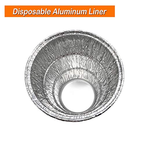 BBQ Future 6" H Universal Grease Bucket Liner Compatible with Pit Boss