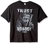 Walking Dead Rick Grimes Trust Nobody Men's Black Shirt, Large