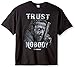 Walking Dead Rick Grimes Trust Nobody Men's Black Shirt, X-Large