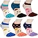 Zmart Funny Toe Socks for Women Five Finger Socks Girls, Novelty Ankle Low Cut Cat Socks Animal Feet Cat Feet Socks