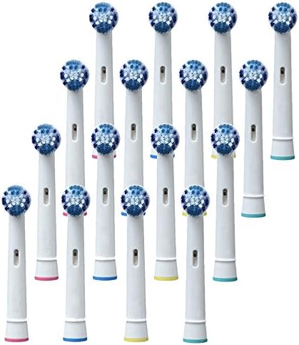 16pcs Replacement brush heads for Oral B Braun Electric Toothbrush