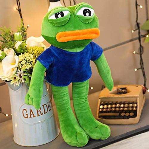 Stuffed Animals Hot New 1pc 50-90cm CuteMagic Expression Pepe The Frog Sad Plush 4chan Meme Dolls St