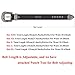 Talleffort Ladies Vintage Western Leather Belts for Women Genuine Leather Belt Black-S