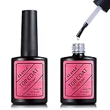 CLAVUZ Base and Top Coat Gel Nail Polish Kit Soak Off UV LED Nail Varnish Nail Art Manicure New Start Kits 0.5fl.oz