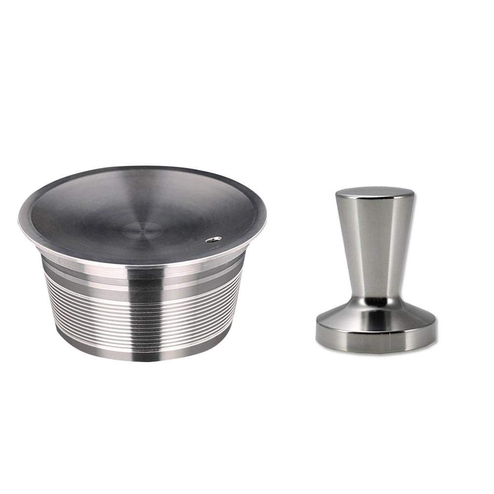 Umiwe Cápsula de Café Recargable de Acero Inoxidable y Tamper de Café para  Máquinas Dolce Gusto Uso Permanente Café y té Filtros y repuestos para  cafeteras futakuchi-hakata.com