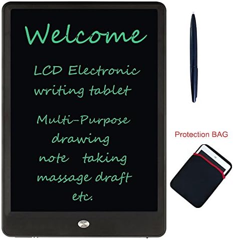 Electronic LCD Writing Tablet 10-inch Portable Writing Board Can Be Used As Drawing Board Bulletin Board Family Note Daily Planner Learning Tools Gift For Kids Student Office Worker, Black