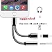 Seekermaker Braided 2 in 1 Lightning to 3.5mm Headphone Jack Adapter Charger Cable Converter For iPhone7 7plus