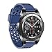 Baaletc 22mm Watch Band Compatible Samsung Gear S3 Frontier Bands/S3 Classic Band/Moto 360 2nd Gen 46mm/Huawei Watch 2 Classic Silicone Material