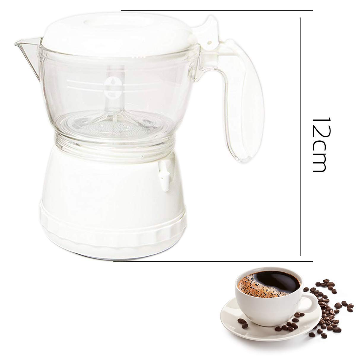 MovilCom® - Cafetera para microondas, cafetera de Viaje Individual ...