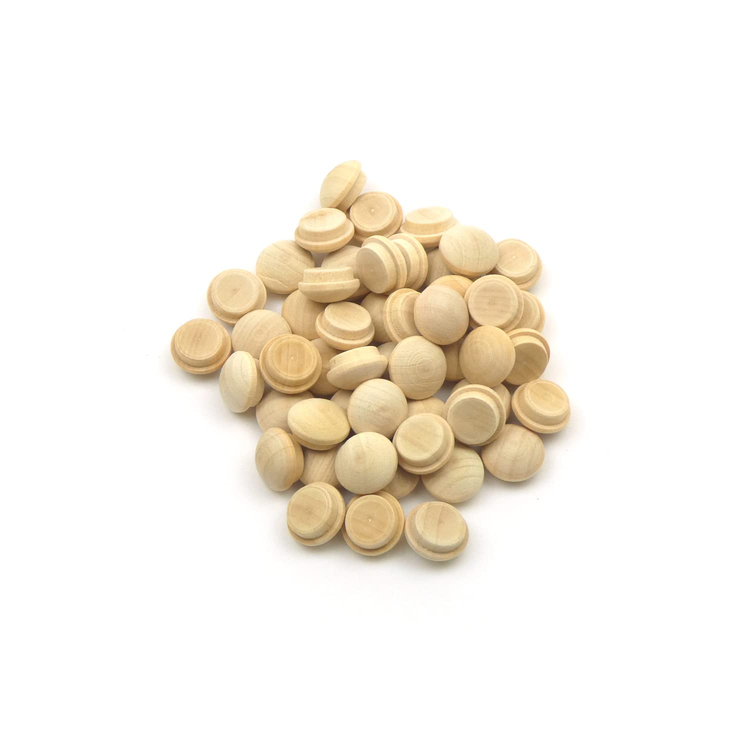 1/2" - 12.7mm Birch Mushroom Plug - Pack of 50