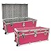 Seward Trunk Footlocker Trunk with Nickel Trim, Pink, 30-Inch (SWD7130-22)
