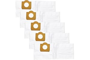 Lawnoval 510 Pack Fleece Filter Dust Bags WD3, WD3P, SE 4001, SE 4002, for A 2200 for A 2600 Series for Vacuum Cleaners, Part