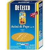 De Cecco Pasta, Acini Di Pepe, 1 lb (Pack of 5)