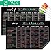 Chore Chart and Weekly Planner Set, Dry Erase Magnetic 11