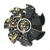 FINGER SPINNER Fidget Spinner Toy Relieve Stress High Speed Focus Toy for Killing Time (Black00)