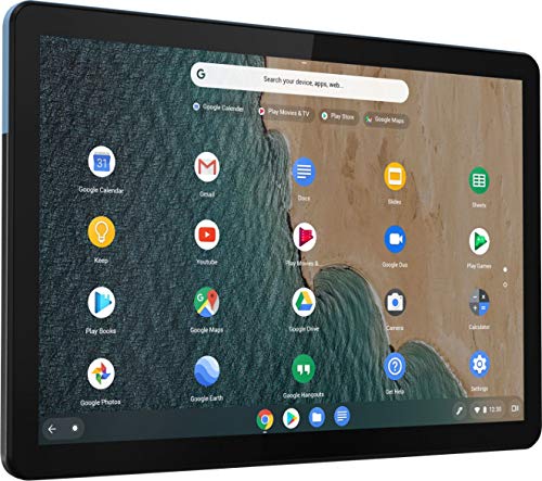 2020 Newest Lenovo-Chromebook Duet 10.1" 2in1 IPS Tablet Touchscreen laptop (1920 x 1200) business student, 8-Core MediaTek Helio P60T, 4GB RAM 128GB SSD, ARM G72 MP3,Keyboard,Chrome OS w/128GB SDCard