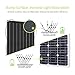 ALLPOWERS 100W 18V 12V Flexible Solar Panel Charger(with ETFE Layer, MC4 connectors) Semi Bendable Water-Resistant Solar Charger for RV, Boat, Cabin, Tent, Car, Trailer, Other Off Grid Applications