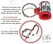 Cigar Cutter Blunt Splitters - Small Cigar 5 Pack With Solid Steel Keychain by Sir GARA