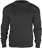 6347 G.I. Acrylic Commando Sweaters,Black (Large)