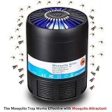 HAUSBELL Mosquito Killer Lamp, Electric Bug Zapper, Mosquito Fly Trap, Bug Control Inhaler, UV LED Insects Bee Zapper, USB Powered (Black-1Pack)