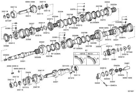 Amazon Toyota トヨタ 純正部品 セカンドギヤ スープラ 品番 0w050 トランスミッション 車 バイク