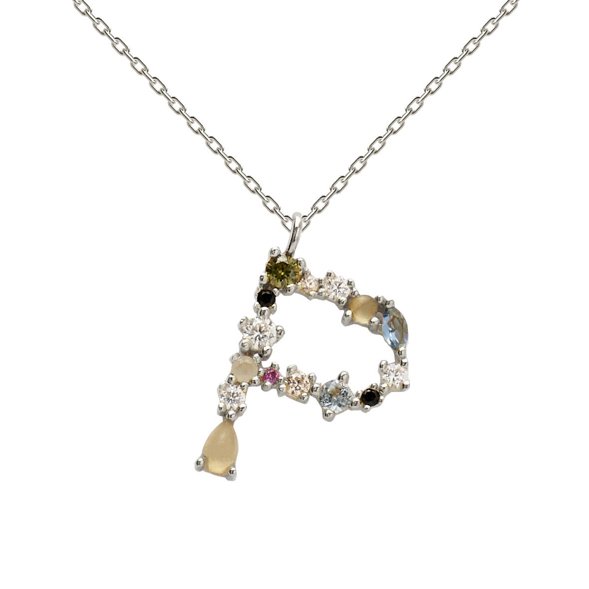 Necklace P D PAOLA CO02-111-U silver, letter P