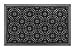 Front Door Mat Large Outdoor Indoor Entrance Doormat BY ABI Home - Charcoal Black Polypropylene Waterproof Low Profile Door mats Stylish Welcome Mats Garage Patio Snow Scraper Front Doormats Buy Now