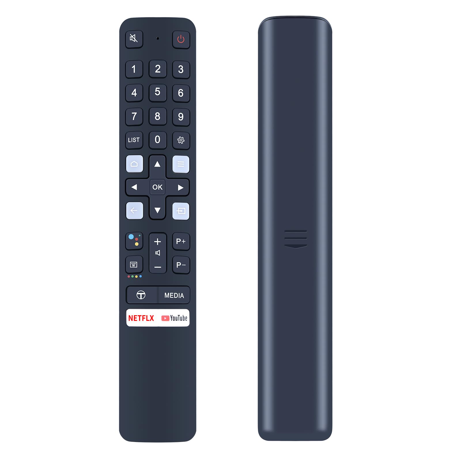 TCNOUMT RC901V FMR1 Replacement Voice Remote Control for TCL iFFALCON Voice TV ARC901V 32F510B 43K610B 55K610B 65K610B 43P618 50P728 55P618 65P618 50C725 55C727 75C725 85C825
