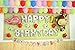 FECEDY® Silver Film Happy Birthday Balloons for Party Decoration