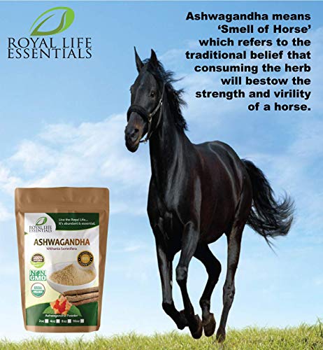 image for Royal Life Essentials Ashwagandha Root Powder 2oz Boost Running Endura